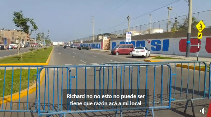 #ViacrucisViviente  CIERRAN SIN AVISO LA AV. IZAGUIRRE